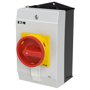   Eaton főkapcsoló vész-ki három pólusú 32A tokozott, árnyékoló l., p1-32/i2h/mbs/svb-182417