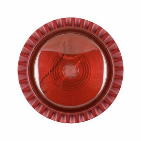   Eaton alacsony aljzat, piros burkolat, piros fényjelző Hangjelző fényjelzővel Flashni 24V DC, - 