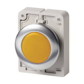   Eaton jelzőlámpa, fém, 30mm, lapos, sárga, m30i-fl-y-188046