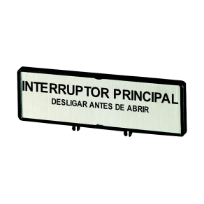   Eaton felirati tábla "főkapcsoló" portugál /t0, t3, p1, zfs72-t0-205541