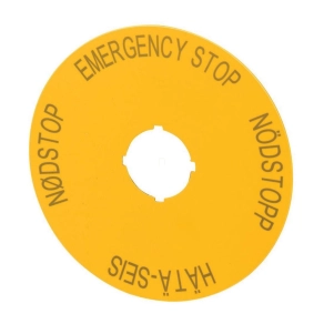 Eaton vész-ki tábla, en, sv, fi, da, m22-xak4-216468