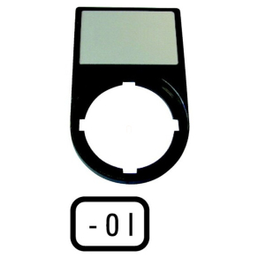 Eaton felirati tábla tartó + tábla, m22s-st-x88-216485