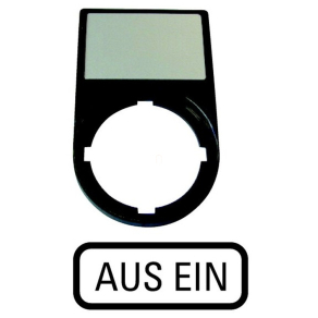 Eaton felirati tábla tartó + tábla, m22s-st-d10-216490