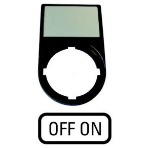 Eaton felirati tábla tartó + tábla, m22s-st-gb10-216499