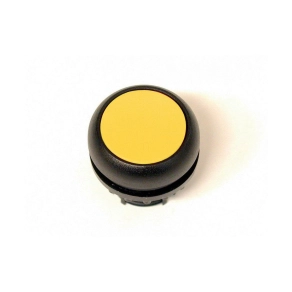 Eaton nyomógomb, lapos, sárga, reteszelt, m22s-dr-y-216622