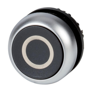   Eaton nyomógomb, lapos, fekete, reteszelt, m22-dr-s-x0-216632