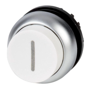   Eaton nyomógomb, magas, fehér, reteszelt, m22-drh-w-x1-216681