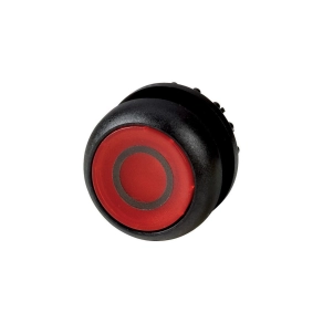   Eaton világító nyomógomb, lapos, piros, m22s-drl-r-x0-216958