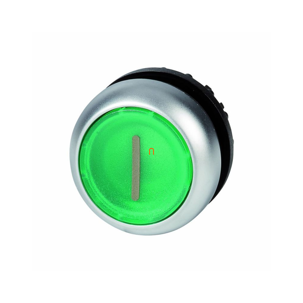 M22-DRL-G-X1 Világító nyomógomb, lapos, zöld, reteszelt 216959 Eaton