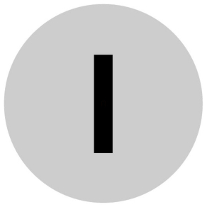 Eaton világító nyomógomb lapka, m22-xdl-w-x1-218296