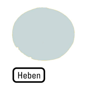 Eaton világító nyomógomb lapka, m22-xdl-w-d17-218324