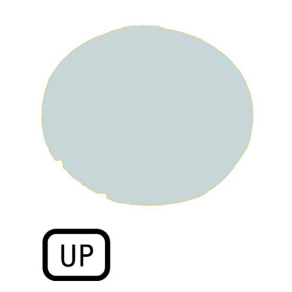 Eaton világító nyomógomb lapka, m22-xdl-w-gb3-218331