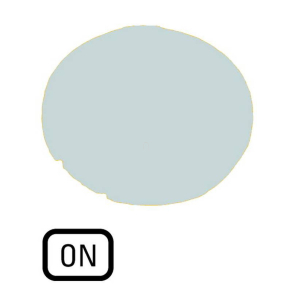 Eaton világító nyomógomb lapka, m22-xdl-w-gb6-218335