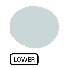 Eaton világító nyomógomb lapka, m22-xdl-w-gb18-218340