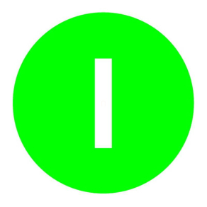 Eaton világító nyomógomb lapka, m22-xdlh-g-x1-218341