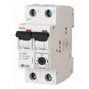 Eaton motorvédő kapcsoló kétpólusú, z-ms-1, 0/2-248393