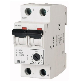 Eaton motorvédő kapcsoló kétpólusú, z-ms-6, 3/2-248397