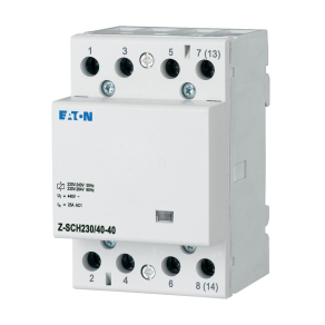   Eaton installációs kontaktor, 4z, 40A (AC1), 230V AC, z-sch230/40-40-248852