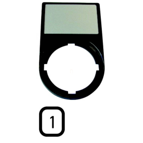 Eaton felirati tábla tartó + tábla, m22s-st-x52-256797