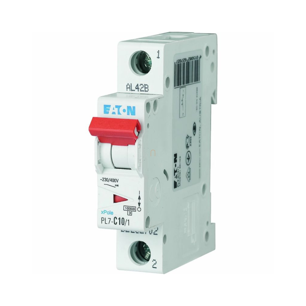 Kismegszakító 1B 10A 10kA PL7-B10/1 262674 Eaton