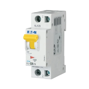 Eaton kismegszakító, 10kA, 1P+0, pl7-c25/1n-262751