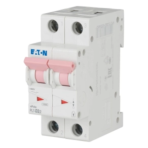 Eaton kismegszakító, 10kA, kétpólusú, pl7-d2/2-263366
