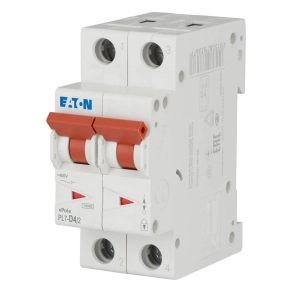 Eaton kismegszakító, 10kA, kétpólusú, pl7-d4/2-263367
