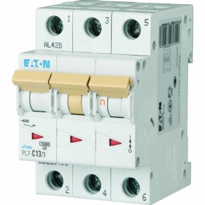 Eaton kismegszakító 3P D 13A 10kA PL7-D13/3 (263420)