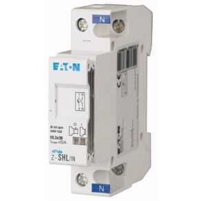   Eaton biztosítós szakaszoló kapcsoló +l (üres) 32A, 1p+n, 10x38, z-shl/1n-263884