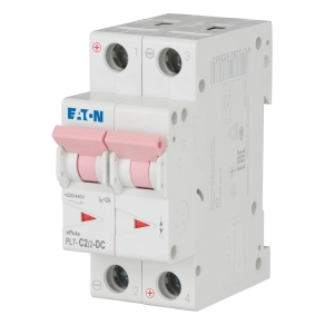   Eaton kismegszakító, 10kA, kétpólusú DC, pl7-c2/2-dc-264896