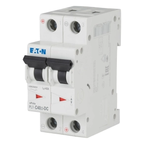   Eaton kismegszakító, 10kA, kétpólusú DC, pl7-c40/2-dc-264906
