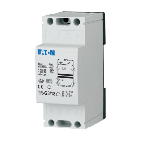   Eaton csengő transzformátor, 230V /4V_8V_12V AC, 18VA, tr-g3/18-272483