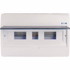   Eaton falon kívüli kiselosztó 1sor 18te átlátszó, bc-o-1/18-eco-280348