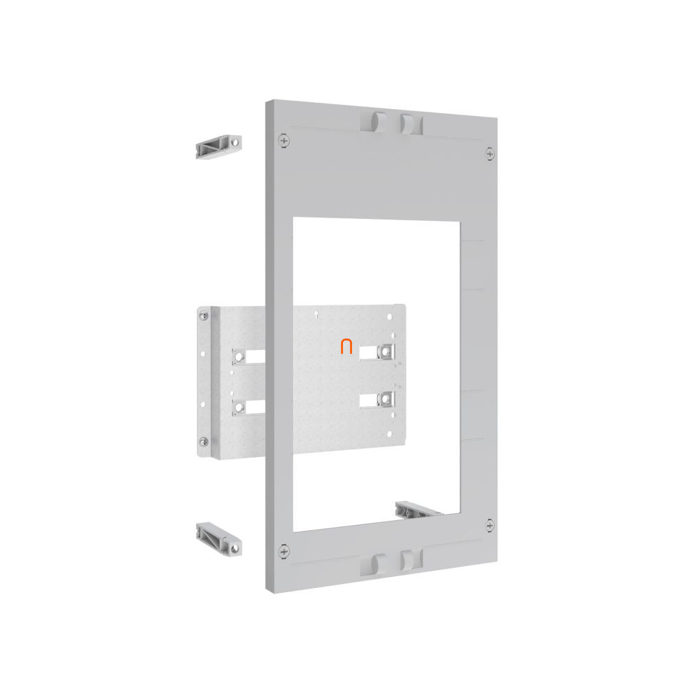 Easy PrismaSeT XL NH1 betét tartó beépítőkészlet szerlap és hlap - perforált - NH1 álló 250x450 mm SZMT13312 Schneider