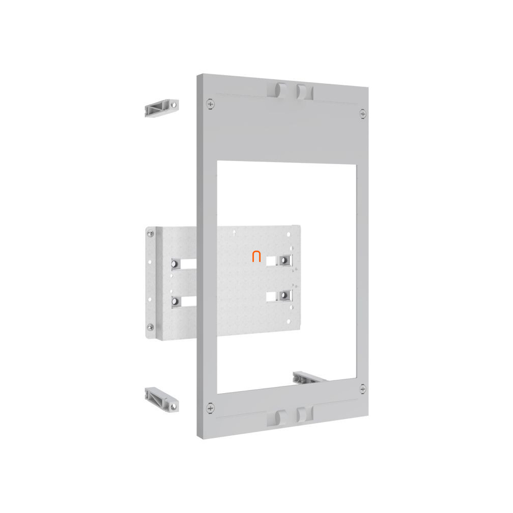Easy PrismaSeT XL NH2 betét tartó beépítőkészlet szerlap és hlap - perforált - NH2 álló 250x450 mm SZMT13322 Schneider