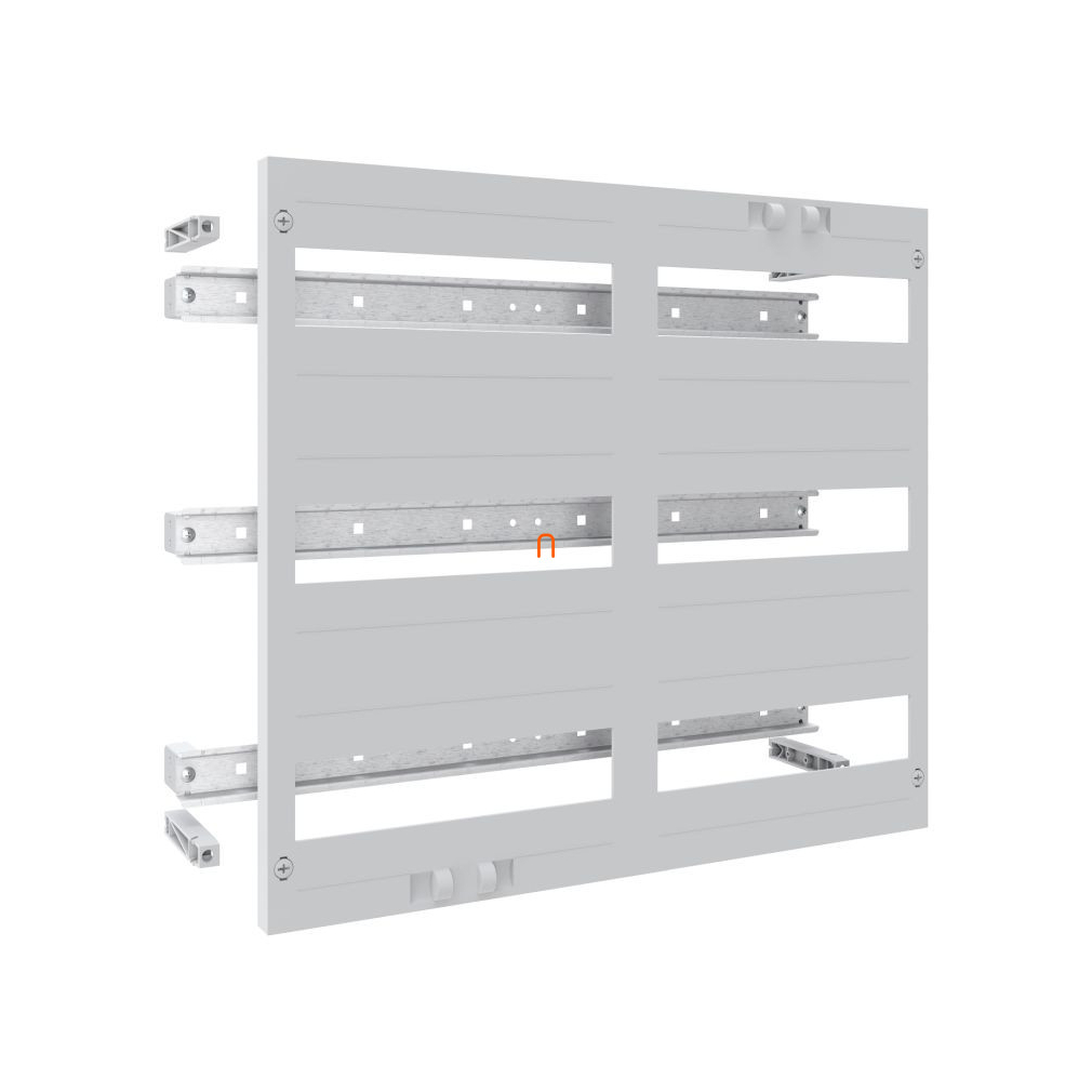 Easy PrismaSeT XL homloklap moduláris eszközökhöz DIN sínnel - műa - középen elválasztóval 500x450 mm SZMT2320 Schneider
