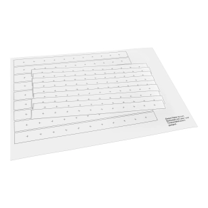 Schneider Electric Prisma XS - SZSKBS9N10 - Easy PrismaSeT XL öntapadós felirati csík (9 x 10 db / klt)