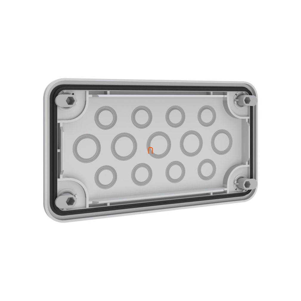 Easy PrismaSeT XL kábelbevezető lemez 13 bevezetéshez 5 x M20 / 8 x M16 kívülről rögzíthető ABWRY06021 Schneider
