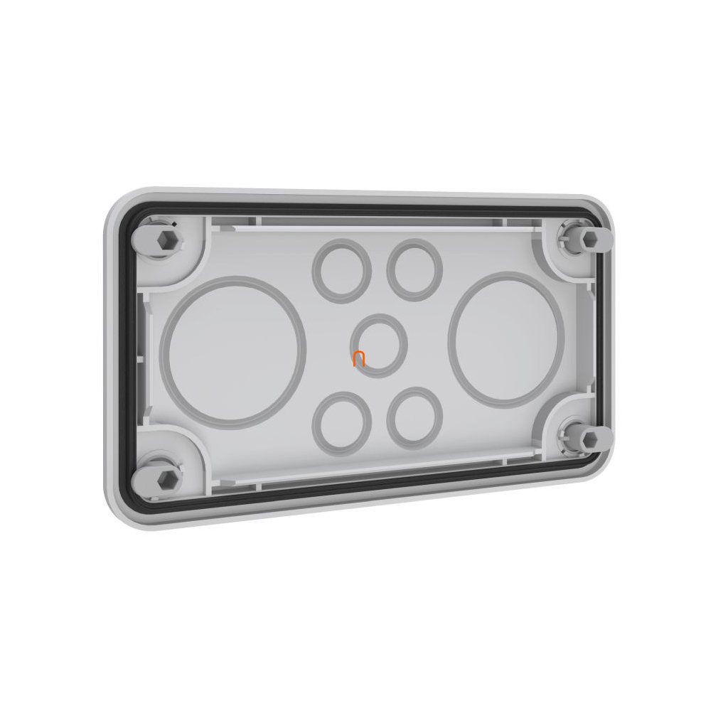 Easy PrismaSeT XL kábelbevezető lemez 7 bevezetéshez 2 x M50 / 5 x M20 kívülről rögzíthető ABWRY06022 Schneider