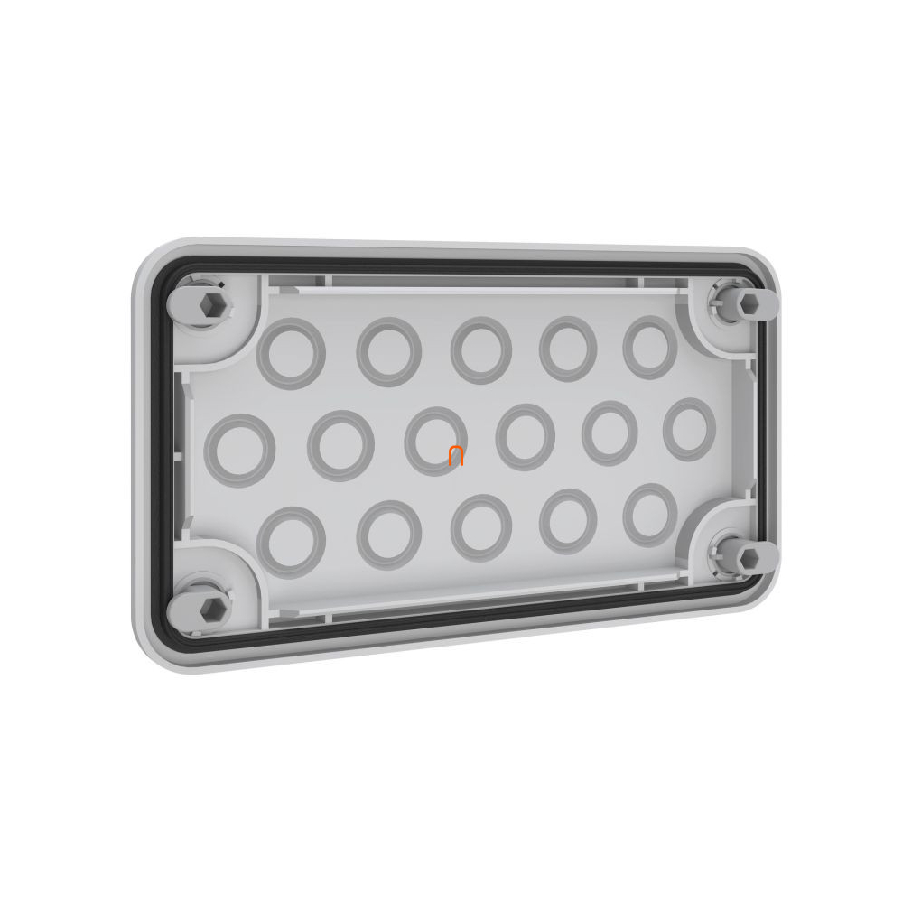 Easy PrismaSeT XL kábelbevezető lemez 16 bevezetéshez 16 x M16 kívülről rögzíthető ABWRY06023 Schneider
