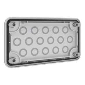 Schneider Electric Prisma XS - ABWRY06023 - Easy PrismaSeT XL kábelbevezető lemez 16 bevezetéshez 16 x M16 kívülről rögzíthető