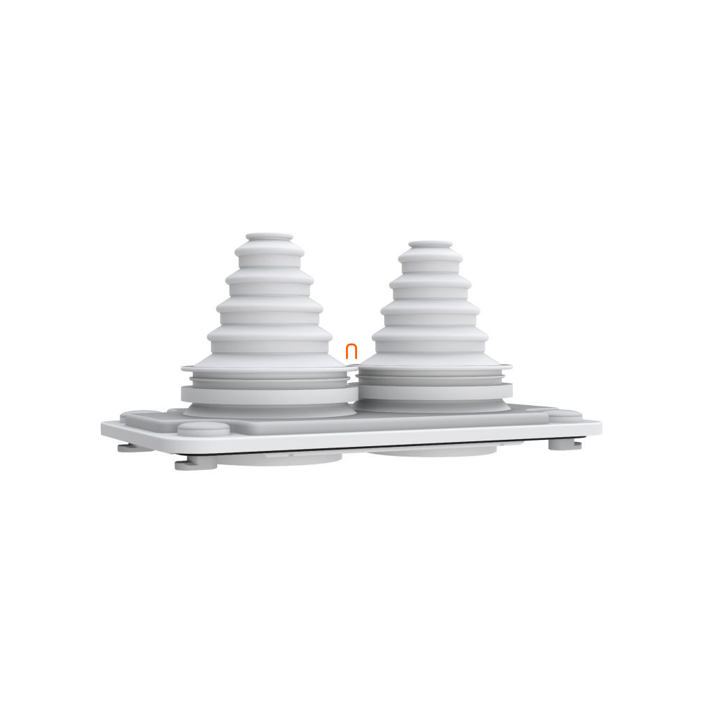 Easy PrismaSeT XL kábelbevezető lemez 2 bevezetéshez 14 mm x 54 mm belülről rögzíthető ABWRY06126 Schneider