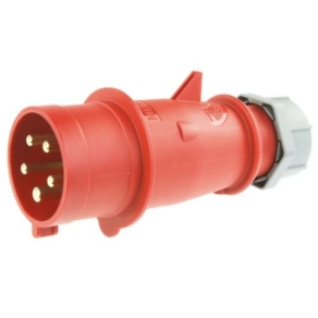   Mennekes 322 AM-TOP fázisfordító ipari lengő dugvilla 32A, 5p, 400V , IP44