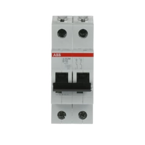   ABB 2CDS272001R0105 S202M kismegszakító, 2 pólusú, B karakterisztikájú, 10 A, 10 kA