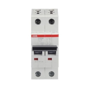   ABB 2CDS272001R0104 S202M kismegszakító, 2 pólusú, C karakterisztikájú, 10 A, 10 kA