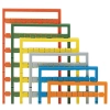Wago 248-502/000-024 Mini-WSB jelölőkártya, 1–10 felirattal (10-szer), nem nyújtható, vízszintes jelölés, bepattintható, ibolya