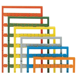 Wago 248-502/000-024 Mini-WSB jelölőkártya, 1–10 felirattal (10-szer), nem nyújtható, vízszintes jelölés, bepattintható, ibolya