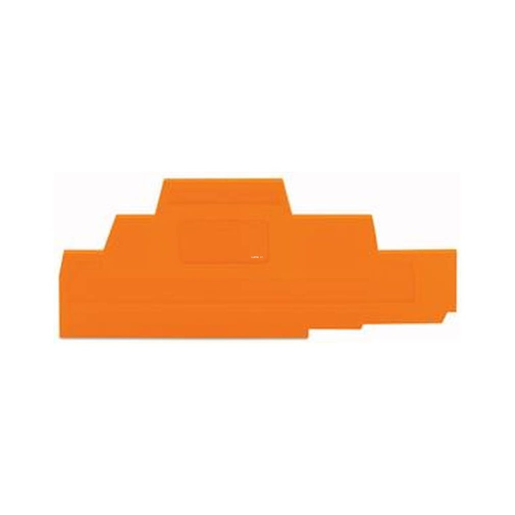 Wago vég- és válaszlap, 2.5 mm vastag, narancssárga (280-306)
