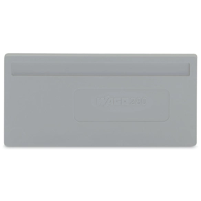 Wago 280-310 elválasztólap, 2 mm vastag, túlméretes, szürke