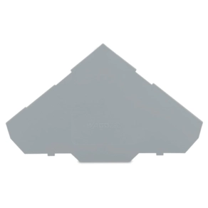 Wago 280-319 vég- és válaszlap háromemeletes sorkapcsokhoz, 1 mm vastag, szürke
